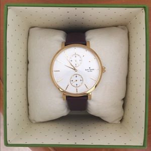 Kate Spade Watch with Purple Leather Band NWT.